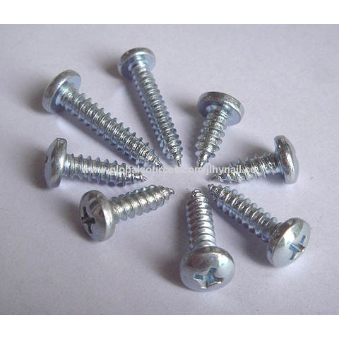 Buy Wholesale China Self Tapping Screws With Philip Drive Pan Head, Din 7981,  Din 7982, Din 7983 And Din 7976 Standards & Self Tapping Screws at USD 1050