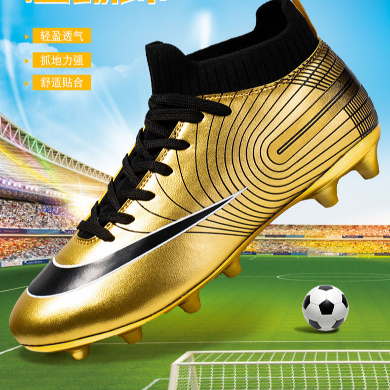 Buy Wholesale China Custom Men Training Black Phantom Dynamic High Top Soccer Shoes Football