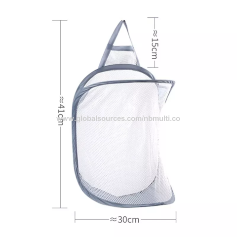 Compre Cesta De Lavandería Plegable Para Lavado De Malla, Organizador De  Ropa Para El Hogar Para Ropa Sucia y Cesta De Lavandería de China por 1.8  USD