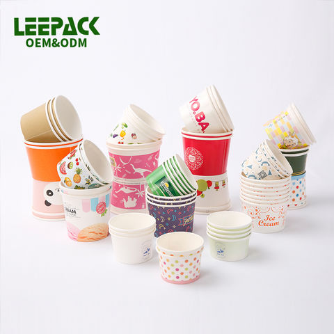 Wholesale price 100% Food Grade customizable Silicone Ice Cream Tub Of  reusable eco-friendly ice cream containers With Lid empty