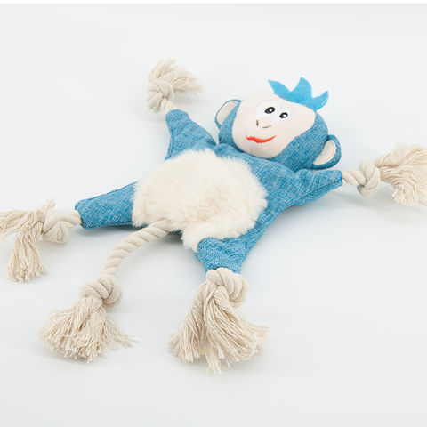 Brinquedos de pelúcia personalizados de fábrica para animais de estimação com papel farfalhante e som