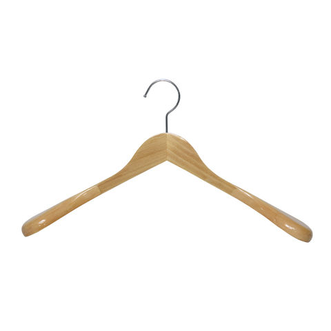 Custom Heavy Duty Black Flocking Plastic Coat Hanger with Metal Logo -  China Clothes Hanger and Velvet Coat Hanger price