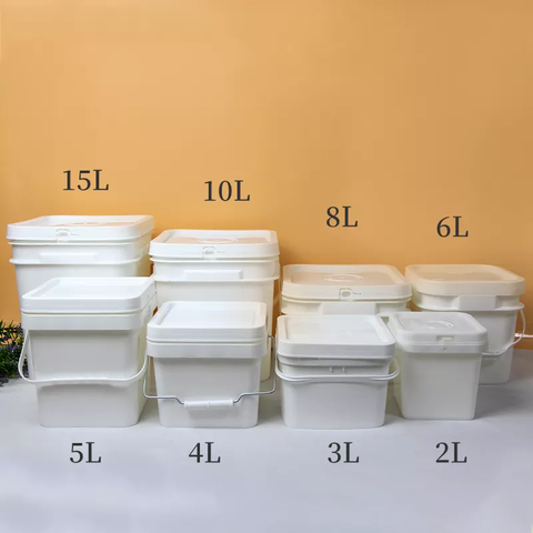 China Square Plastic Buckets with Handles Manufacturers and Suppliers -  Wholesale Service