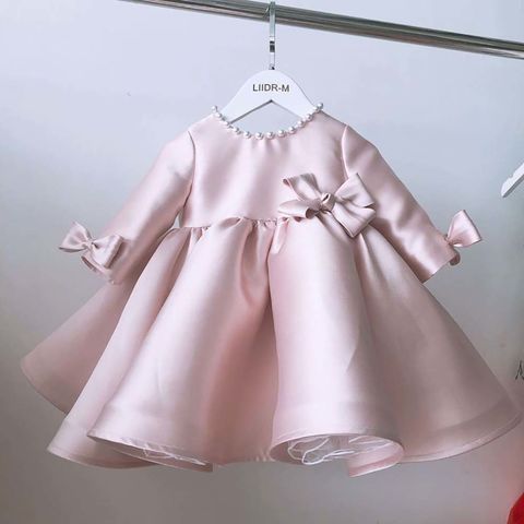 Vestido para Niña manga larga Talla 2 Años Color Rosado