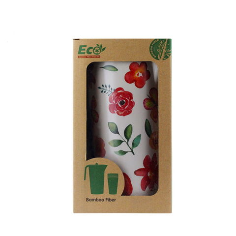Jarras de bebidas de fibra de bambú biodegradable de 1800 ml - Material ecológico para hostelería y restauración