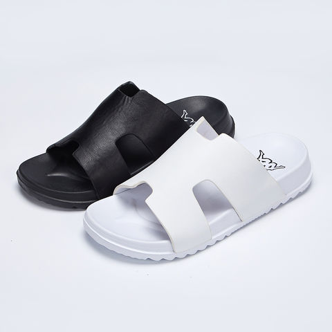 Source PU PVC men designer custom flip flops unisex slides,luxury rubber  custom slipper sliders sandals footwear men with logo on m.