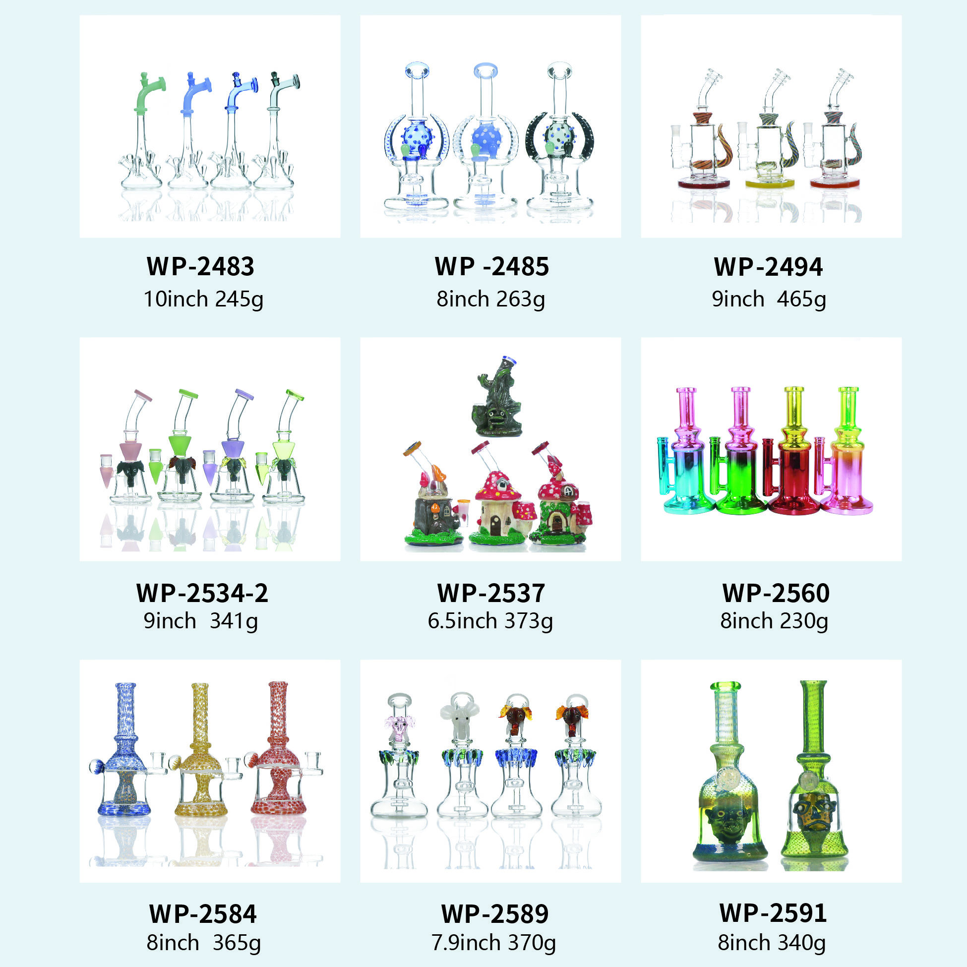 Buy Wholesale China Wholesale 8inch 365g Unique Dab Rig Oem Glass Bong ...