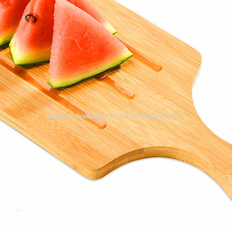 3pcs Bamboo Cutting Chopping Board Set Natural Kitchen Serving BPA Free  Plate