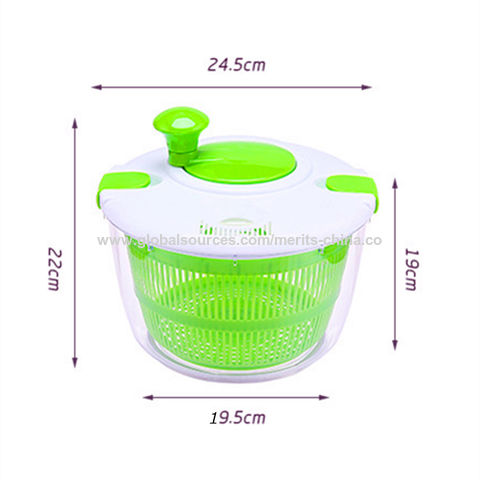Buy Wholesale China Salad Spinners,vegetable Dryer Drainer Strainer ,fruits  Lettuce Washer,5l & Salad Spinner at USD 2.835
