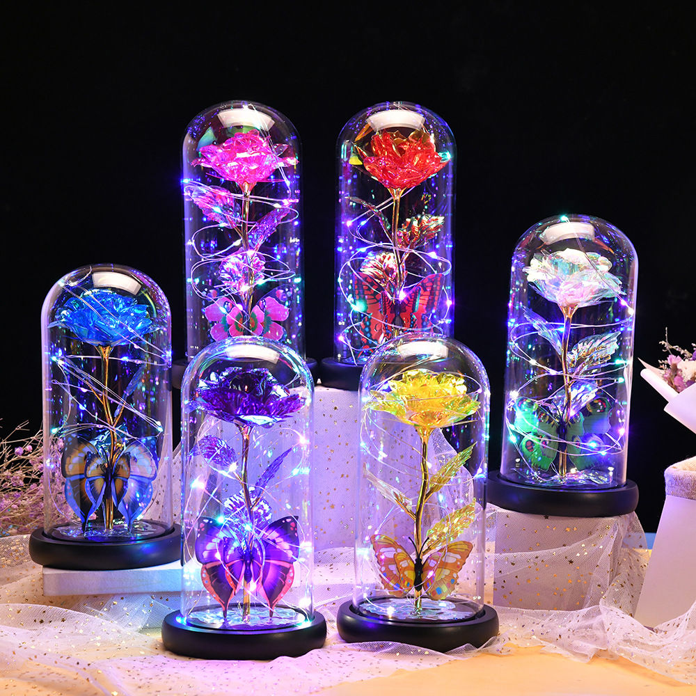 Buy Wholesale China Beauty And The Beast Rose Led Enchanted Galaxy Rose ...