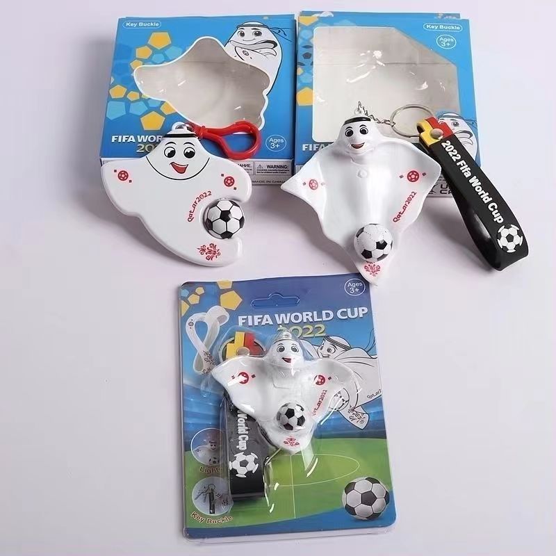 2022 Qatar Football World Cup Mascot Display Doll Key Chain