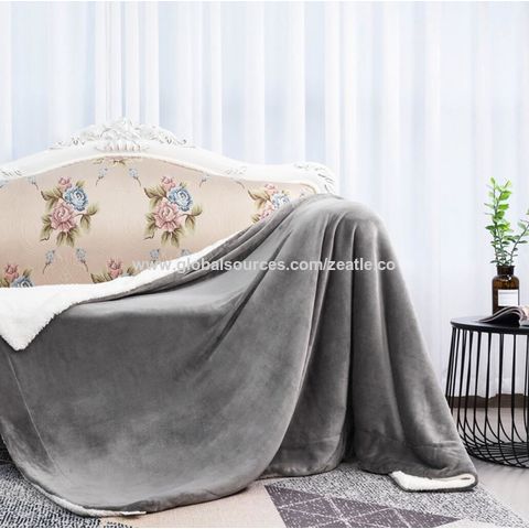 Buy Wholesale China Sherpa Fleece Blanket Throw Blanket Fleece