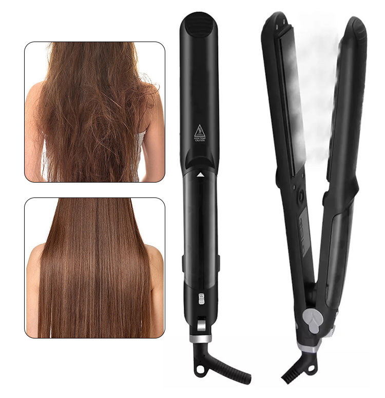 Water vapor hair clearance straightener