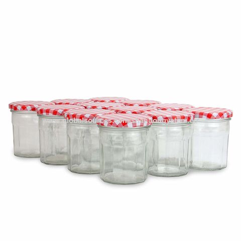 Wholesale Diamond Texture Mini Jam Jars in Bulk with Metal Lid - China Jam  Jars in Bulk and Glass Candle Jar price