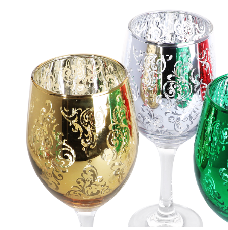 Buy Wholesale China Lingyao Wine Glass With Rose Gold Stem,stemware Wine  Glass, & Rose Gold Stemed Wine Glass at USD 1.5