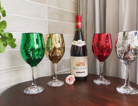 Buy Wholesale China Lingyao Wine Glass With Rose Gold Stem,stemware Wine  Glass, & Rose Gold Stemed Wine Glass at USD 1.5