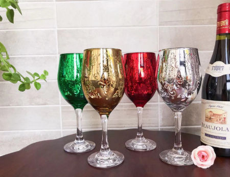 Buy Wholesale China Lingyao Wine Glass With Rose Gold Stem,stemware Wine  Glass, & Rose Gold Stemed Wine Glass at USD 1.5