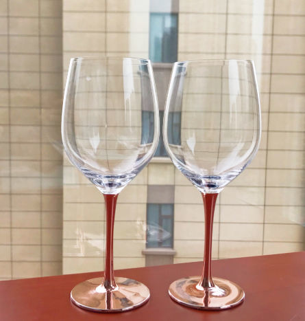 Buy Wholesale China Lingyao Wine Glass With Rose Gold Stem,stemware Wine  Glass, & Rose Gold Stemed Wine Glass at USD 1.5