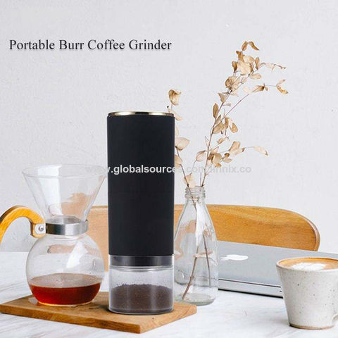 Buy Wholesale China  Top Seller Adjustable Coarseness Metal Burr Usb  Rechargeable Mini Coffee Grinders Portable Electric Coffee Bean Grinder &  Grinder at USD 11.2