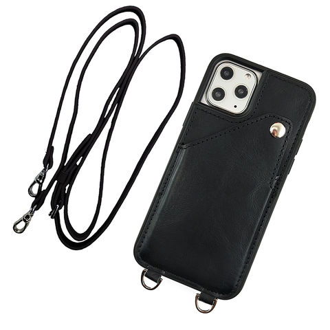 Finger Strap Case for iPhone 13 Pro in Genuine Calfskin