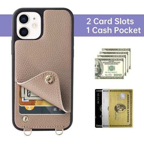 Wallet Case for iPhone 13 with Card Cash Pocket Phone Cover, Flower Design PU Leather Stylish Cover with Detachable Crossbody Chain Strap Handbag