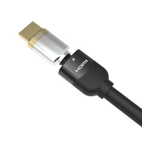 3m - Orange - câble HDMI plat et fin, en cuivre sans oxygène