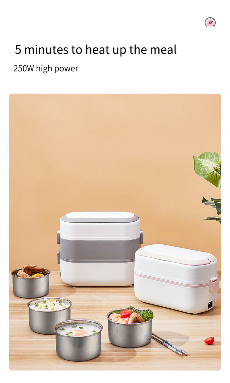 Buy Wholesale China Electric Heating Lunch Box Stainless Steel Portable