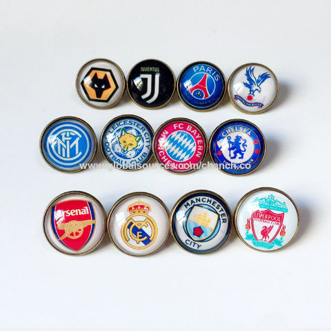 Advertising Badge Football Club Souvenir Badge Metal Badge And Emblem With  Custom Logo Printing - China Wholesale Badges $0.4 from Chanch Accessories  International Co. Ltd