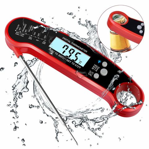 Meat Thermometer Oven Safe, 2 Pieces Dishwasher Safe Meat Thermometers for  Cooking and Grilling, 2.12'' Stainless Steel Cooking Thermometer for Meat