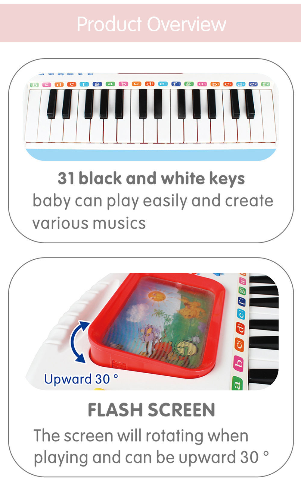 Orgue électronique de piano musical de haute qualité pour enfants pour la  vente en gros - Chine Piano jouet et instrument de musique jouet prix
