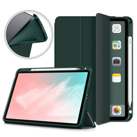 Corner Protection PU Leather TPU Back Shell Tri-Fold Stand Auto Sleep/Wake  Cover with Pencil Holder for iPad 9.7-Inch/iPad Air 2/iPad Air - China  Tablet Leather Case and Protective Case price