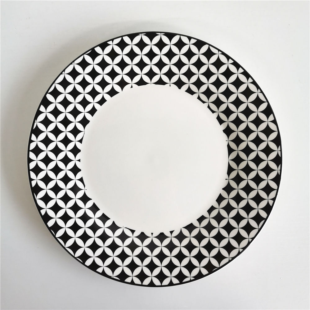 Buy Wholesale China Porcelain Dinner Plates 10.5inch 7.5inch With Custom Design & Dinner Plate