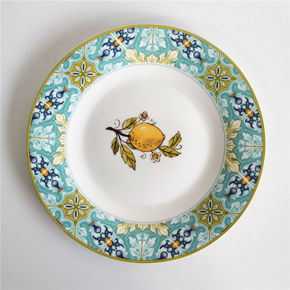 Buy Wholesale China Porcelain Dinner Plates 10.5inch 7.5inch With Custom Design & Dinner Plate