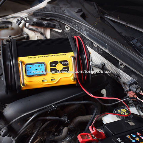 Factory direct pulse input model 12v 6v Auto car battery charger 4