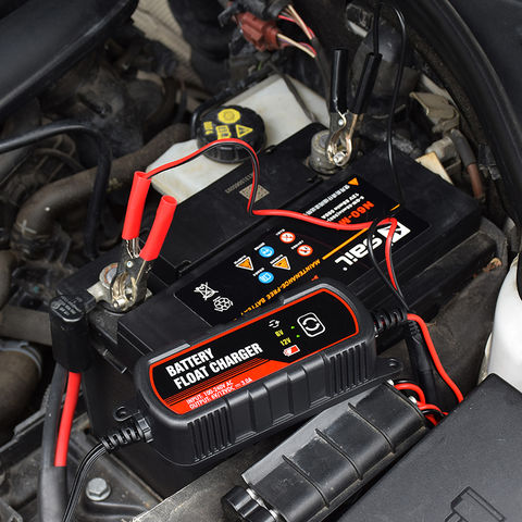 Chargeur de batterie, pour batteries de voiture et de moto