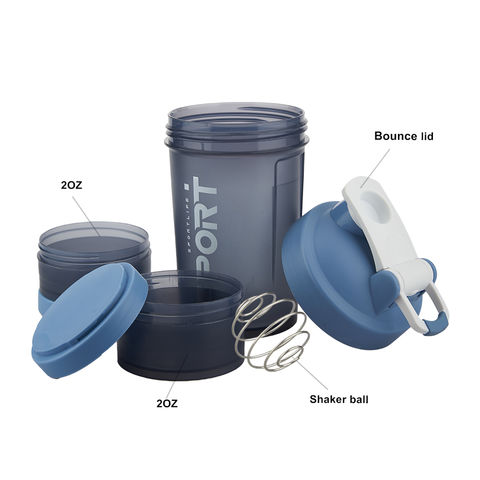 Buy Wholesale China 810ml Plastic Gym Fitness Shake Bottle With Protein  Shaker Ball & Platic Shaker Bottle at USD 0.78