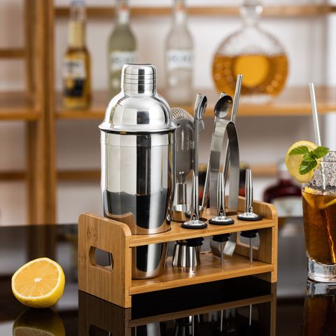 Juego de coctelería de acero inoxidable de 13 piezas, superventas de Amazon, juego de herramientas de bar para bar de restaurante