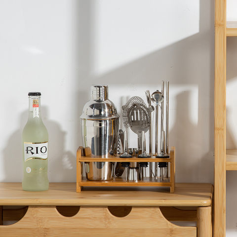 Juego de coctelería de acero inoxidable de 13 piezas, superventas de Amazon, juego de herramientas de bar para bar de restaurante