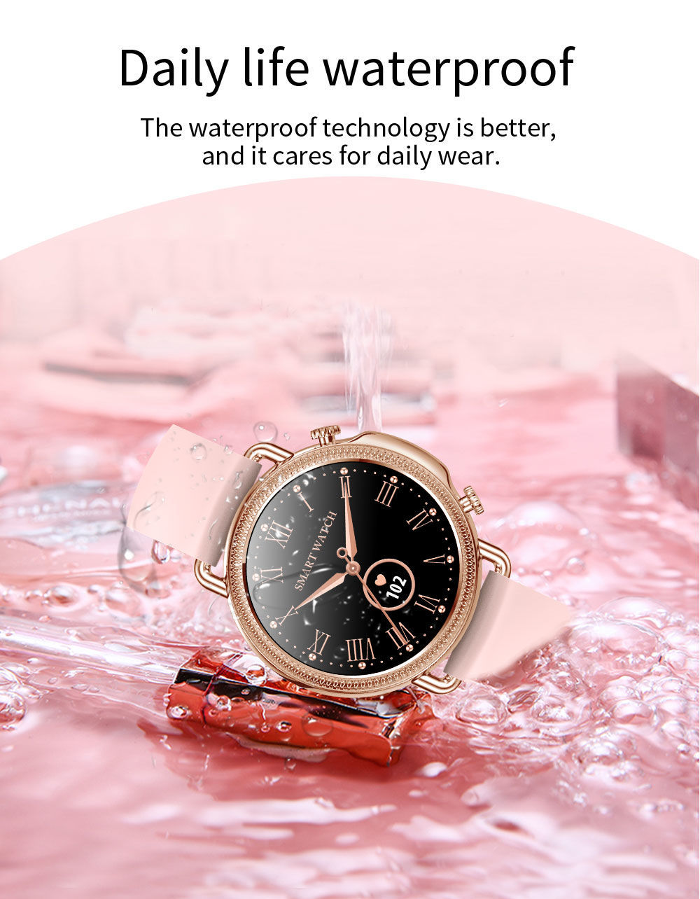 Multilingual Touch Panel Smart Bracelet Mental Smart Watch Health ...