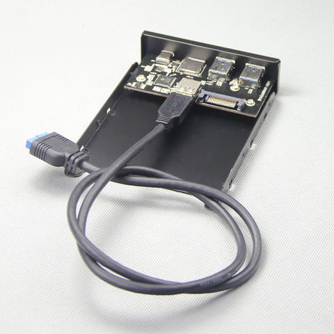 Dual 5Gb/s USB 3.1 Type-C & USB 3.0 Computer 3.5 inch Floppy Bay