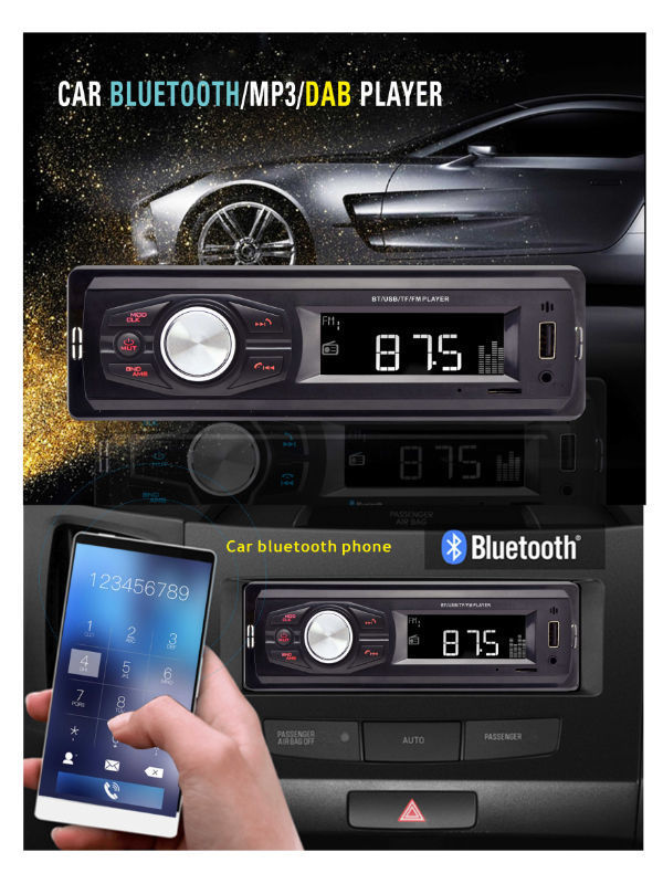 Buy Wholesale China Fixed Panel Car Mp3 Player Bluetooth Rds Dab+