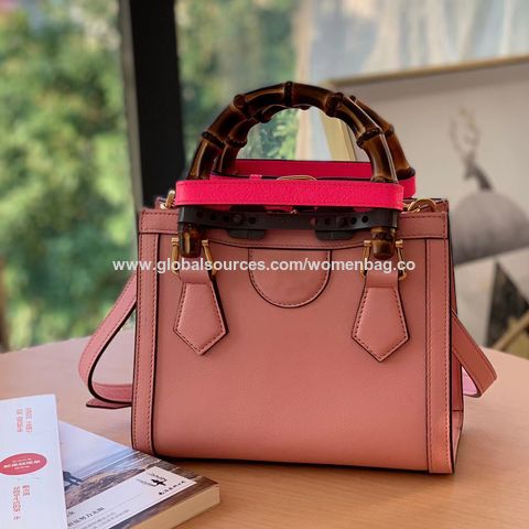 Luxury Designer Shopping Bag Diana Bamboo Top Quality Genuine