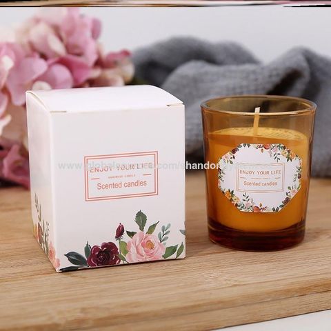 Buy Wholesale China Factory Wholesale Glass Candle Jar Scented Candle  Sticker Jar Candle For Home Decoration Party Wedding Outside Bathroom Jar & Candle  Jar at USD 2.09