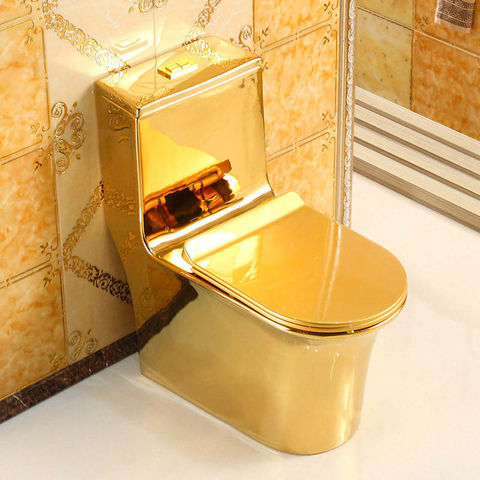 Source New design golden colour luxury toilet seats on m.
