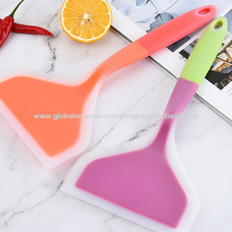 One-piece Silicone Spatula For Kitchen, High Temperature Resistant Non-stick  Pan Stir-fry Shovel, Silicone Turner For Home Use, Durable Silicone  Material, Direct Contact With Food, No Harm To Pot, Easy To Clean