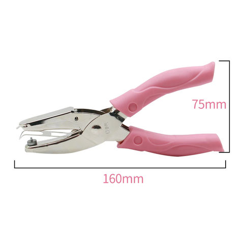 5.5mm Hole Puncher Manual Plastic Sleeve Round Hole Small Hole Puncher  Manual A4 Paper File Loose-leaf Puncher