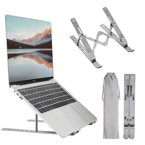 Support en Aluminium pour ordinateur Portable, Support pliable pour Macbook  Pro Air, Support réglable pour ordinateur