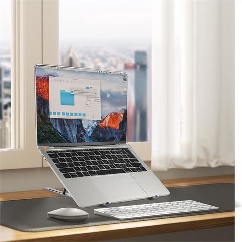 Support universel en bois pour ordinateur portable, support rapide de  refroidissement pour ordinateur portable Macbook Pro