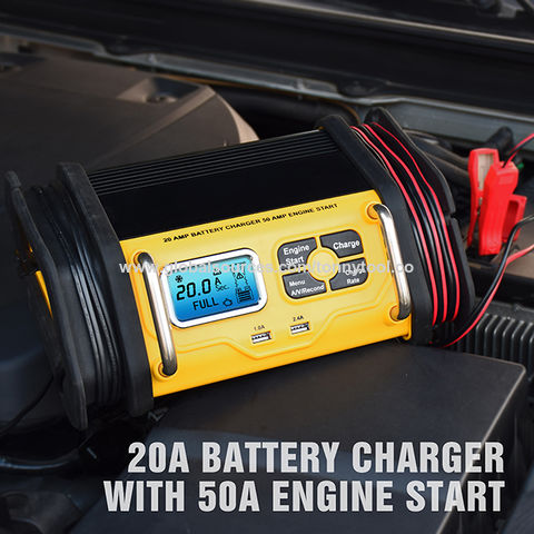 Buy Wholesale China Multi-stage Lcd Display 6v/12v 0.8a/3.8a Smart Fully Automatic  Battery Float Charger / Maintainer & Battery Charger at USD 11.5