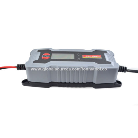 Buy Wholesale China Multi-stage Lcd Display 6v/12v 0.8a/3.8a Smart Fully Automatic  Battery Float Charger / Maintainer & Battery Charger at USD 11.5